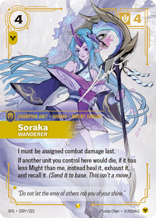 Soraka, Wanderer — SFD — Showcase — Unit