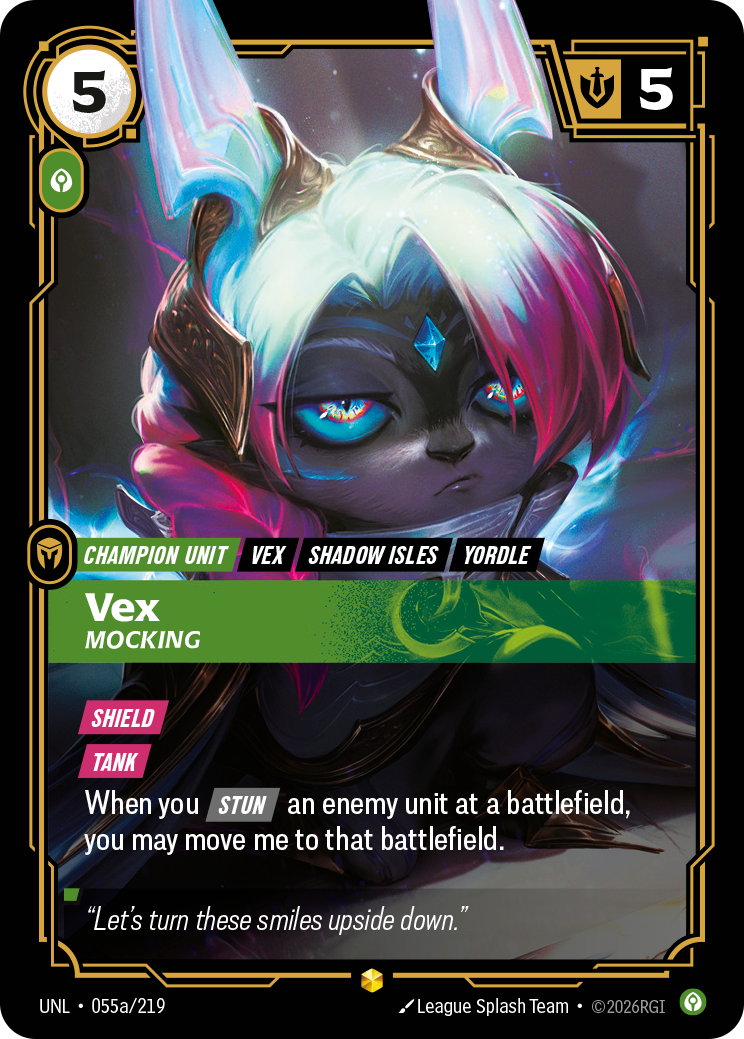 Vex - Mocking (Alternate Art) — Unleashed — Showcase — Unit