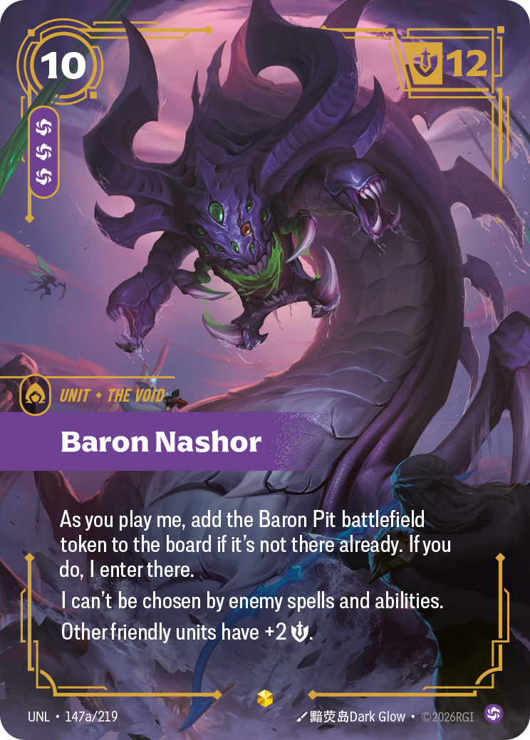 Baron Nashor (Alternate Art) — Unleashed — Showcase — Unit