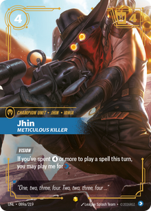 Jhin - Meticulous Killer (Alternate Art) — Unleashed — Showcase — Unit