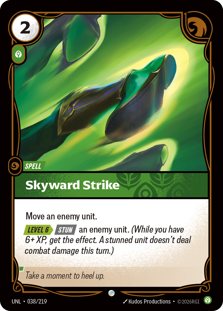 Skyward Strike — Unleashed — Common — Spell