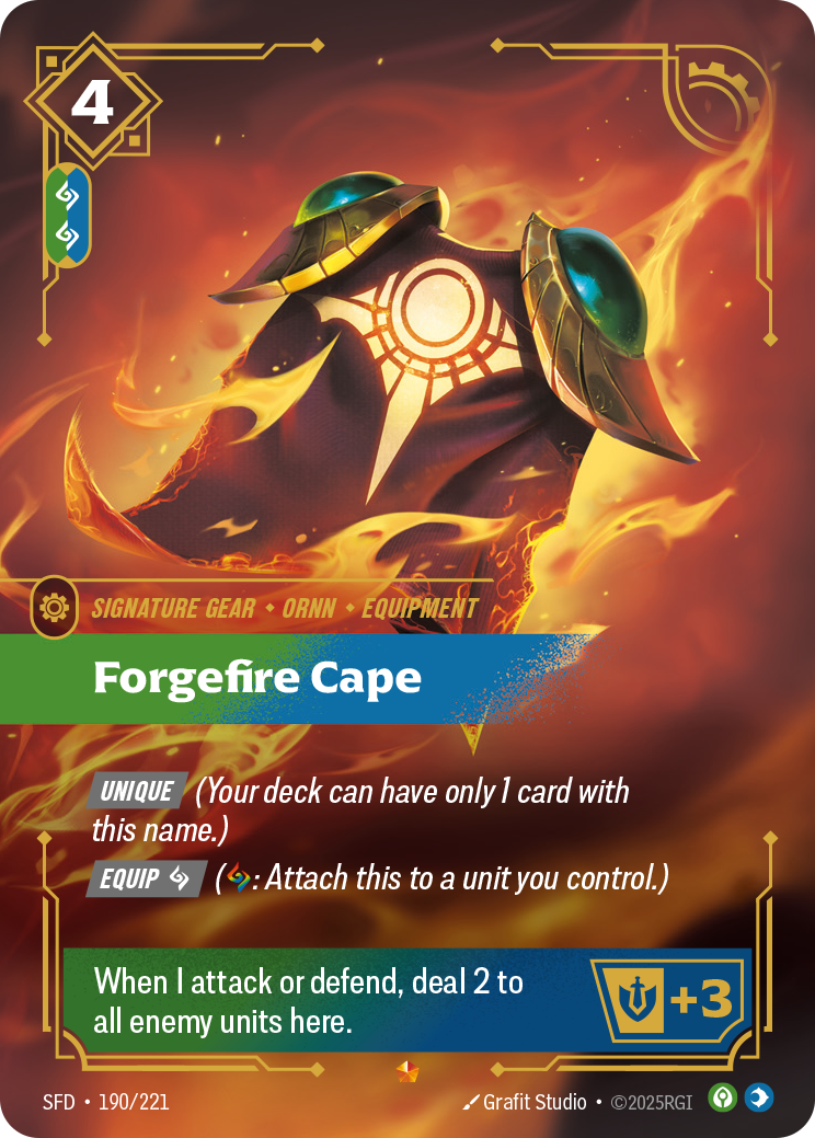 Forgefire Cape — SFD — Epic — Gear