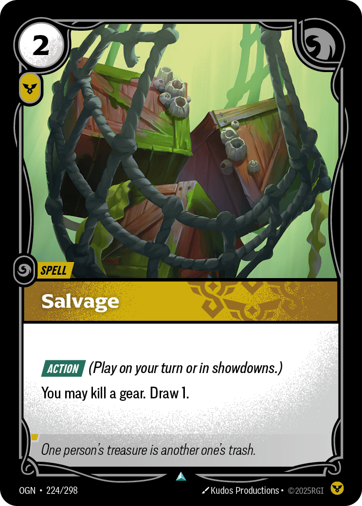 Salvage — Origins — Uncommon — Spell