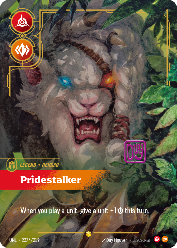 Rengar - Pridestalker (Signature) — Unleashed — Showcase — Legend