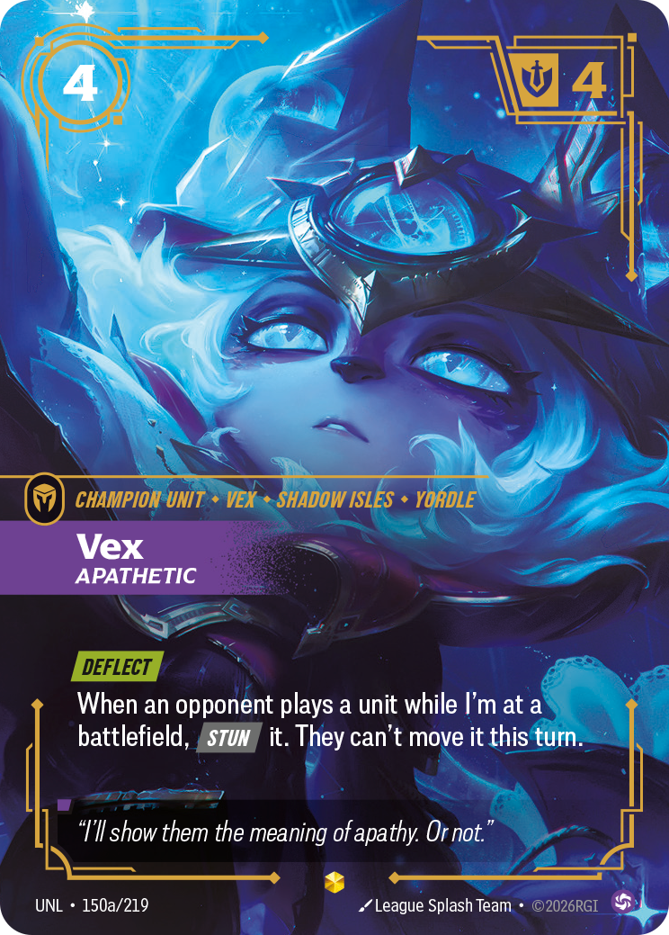 Vex - Apathetic (Alternate Art) — Unleashed — Showcase — Unit