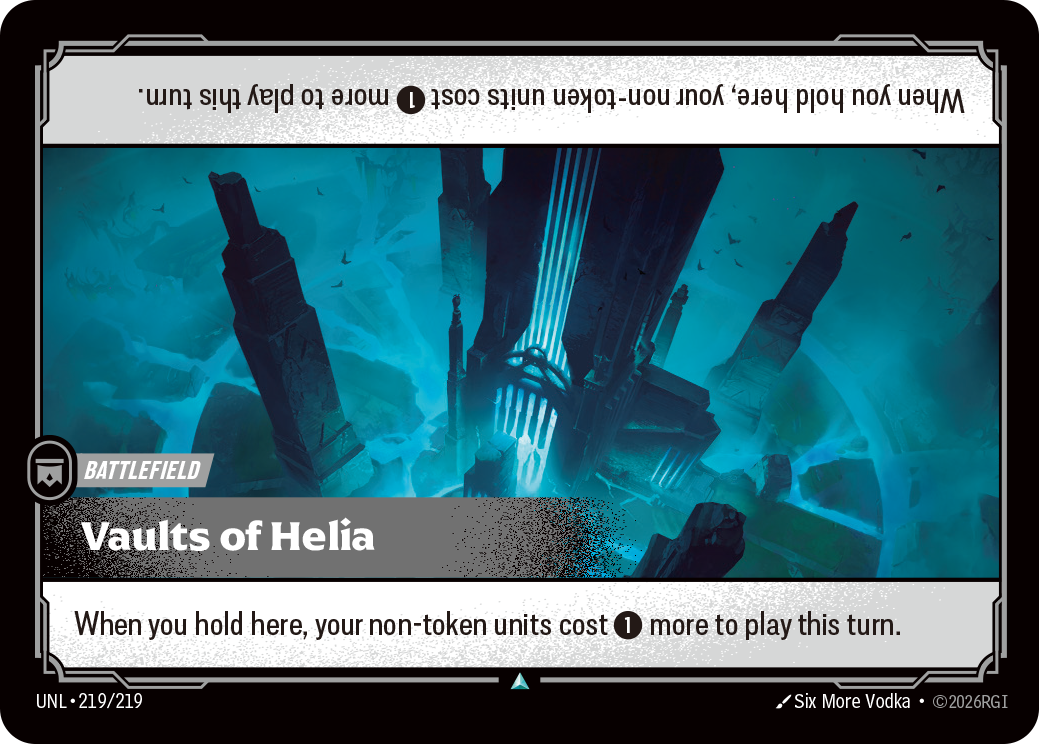 Vaults of Helia — Unleashed — Uncommon — Battlefield