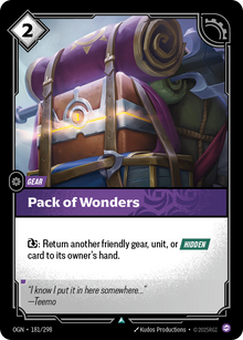 Pack of Wonders — Origins — Uncommon — Gear