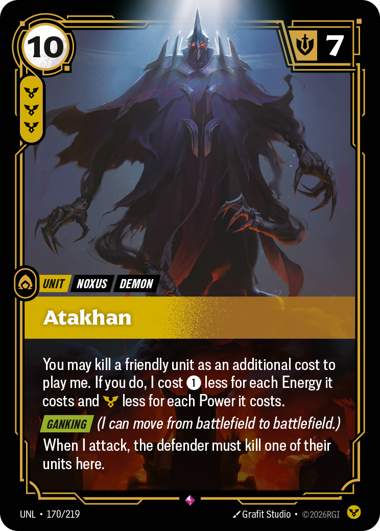 Atakhan — Unleashed — Rare — Unit