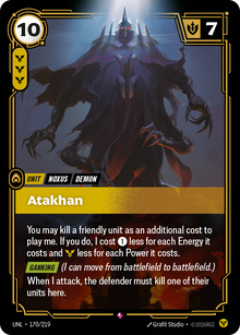 Atakhan — Unleashed — Rare — Unit