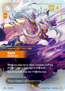 Sett, Brawler — SFD — Showcase — Unit