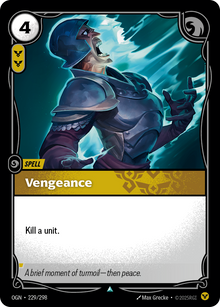 Vengeance — Origins — Uncommon — Spell