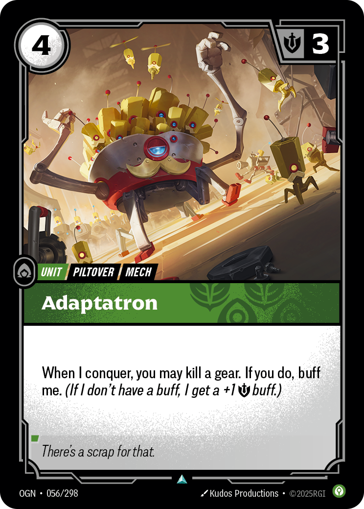 Adaptatron — Origins — Uncommon — Unit
