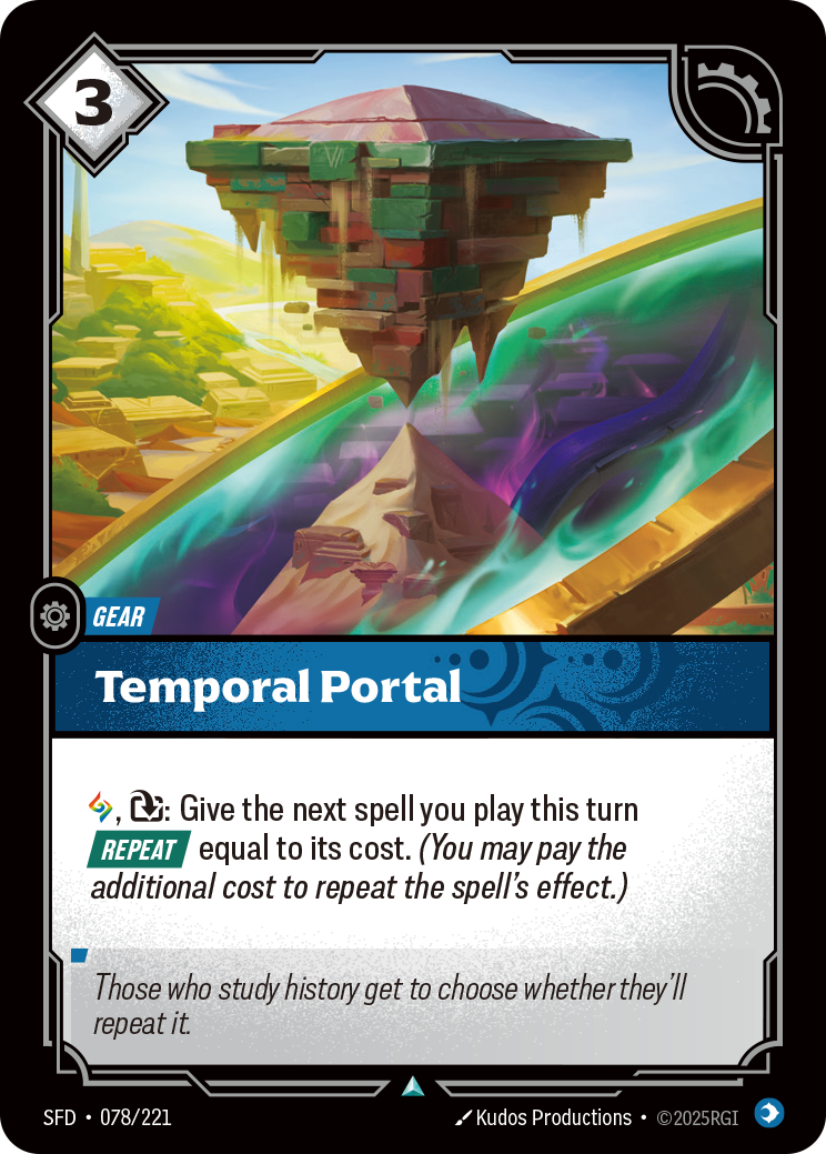 Temporal Portal — SFD — Uncommon — Gear
