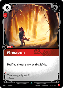 Firestorm — Proving Grounds — Uncommon — Spell