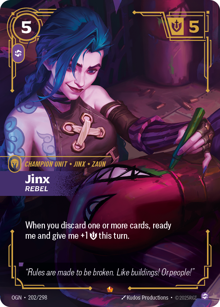 Jinx, Rebel — Origins — Epic — Unit