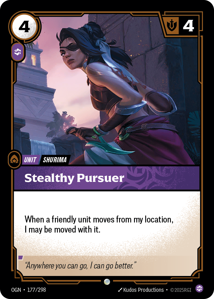Stealthy Pursuer — Origins — Common — Unit