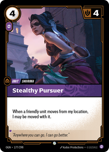 Stealthy Pursuer — Origins — Common — Unit