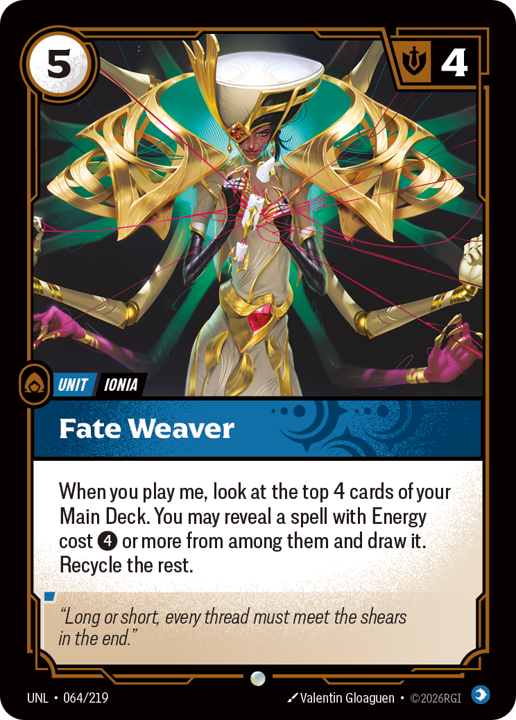 Fate Weaver — Unleashed — Common — Unit