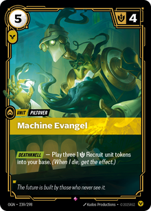 Machine Evangel — Origins — Rare — Unit