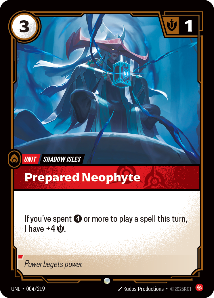 Prepared Neophyte — Unleashed — Common — Unit