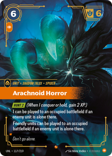 Arachnoid Horror — Unleashed — Epic — Unit