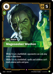 Mageseeker Warden — Origins — Rare — Unit