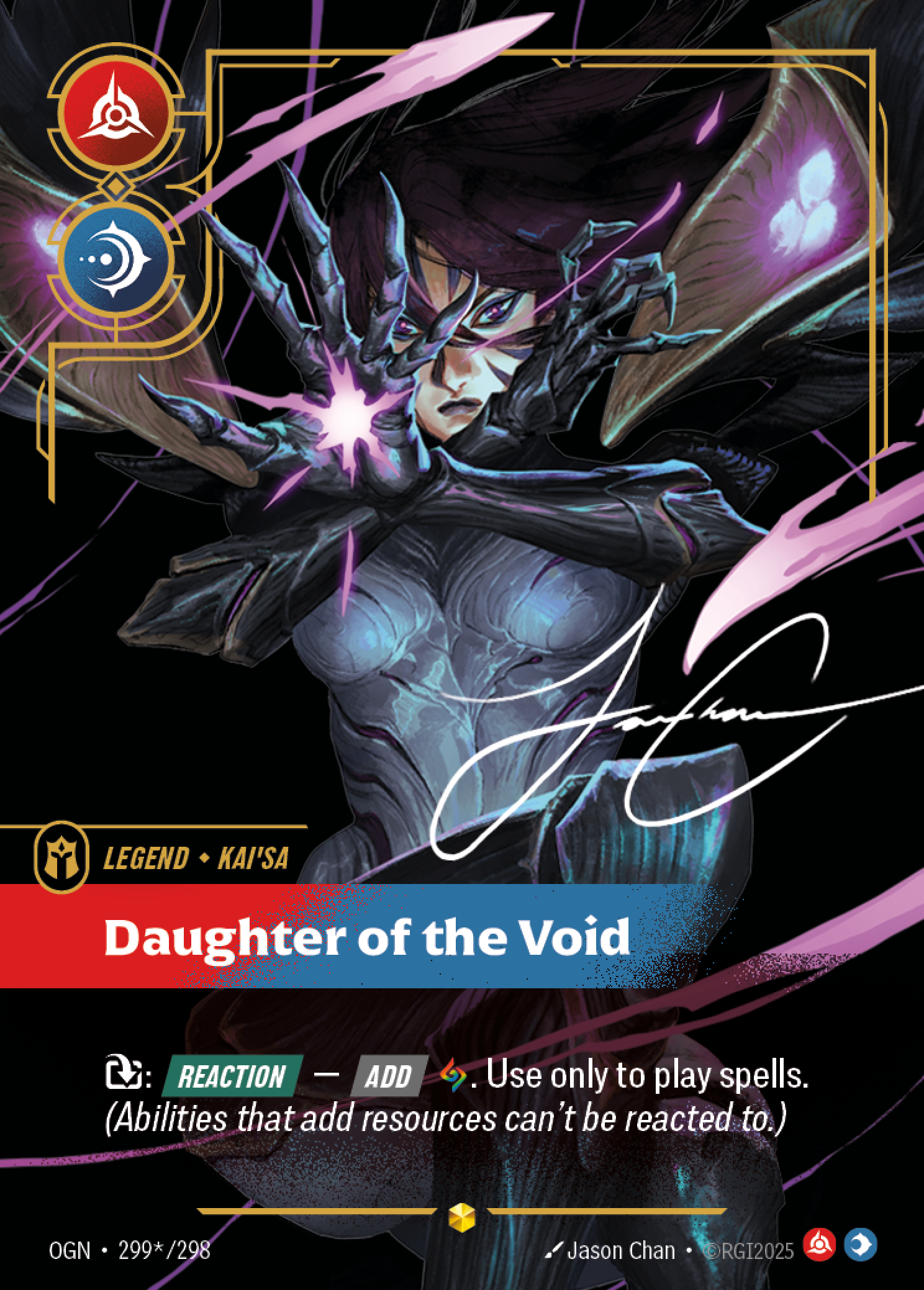 Daughter of the Void — Origins — Showcase — Legend