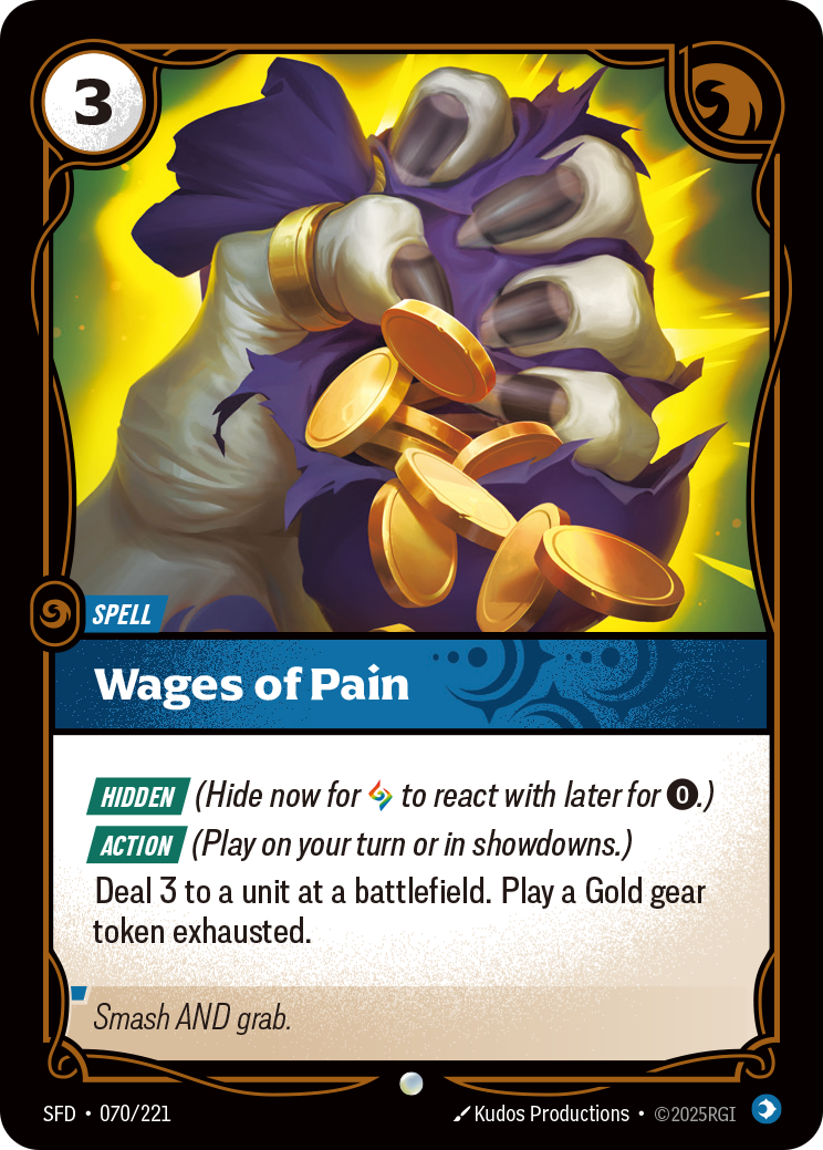 Wages of Pain — SFD — Common — Spell