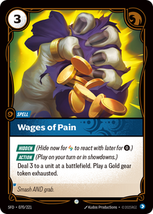 Wages of Pain — SFD — Common — Spell