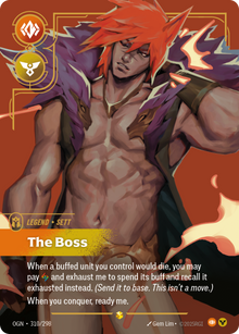 The Boss — Origins — Showcase — Legend