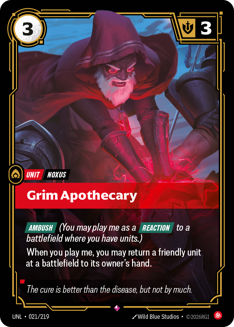 Grim Apothecary — Unleashed — Rare — Unit