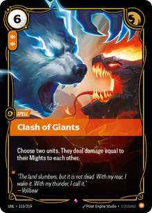 Clash of Giants — Unleashed — Rare — Spell