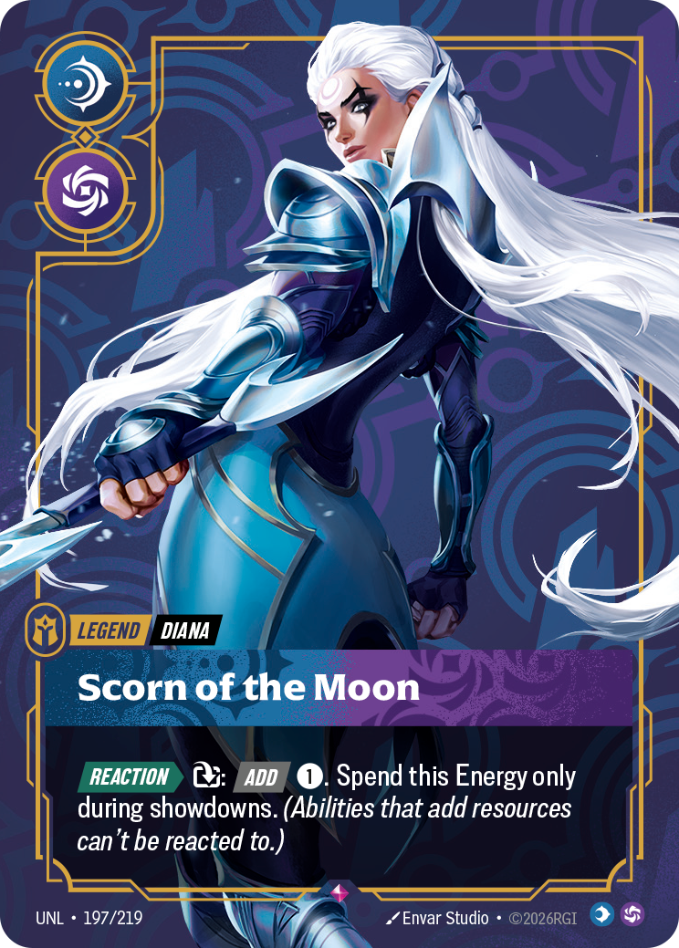 Diana - Scorn of the Moon — Unleashed — Rare — Legend