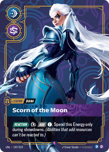 Diana - Scorn of the Moon — Unleashed — Rare — Legend