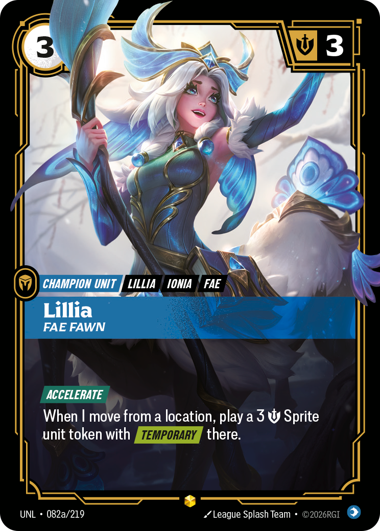 Lillia - Fae Fawn (Alternate Art) — Unleashed — Showcase — Unit