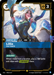 Lillia - Fae Fawn (Alternate Art) — Unleashed — Showcase — Unit