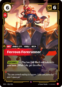 Ferrous Forerunner — SFD — Rare — Unit