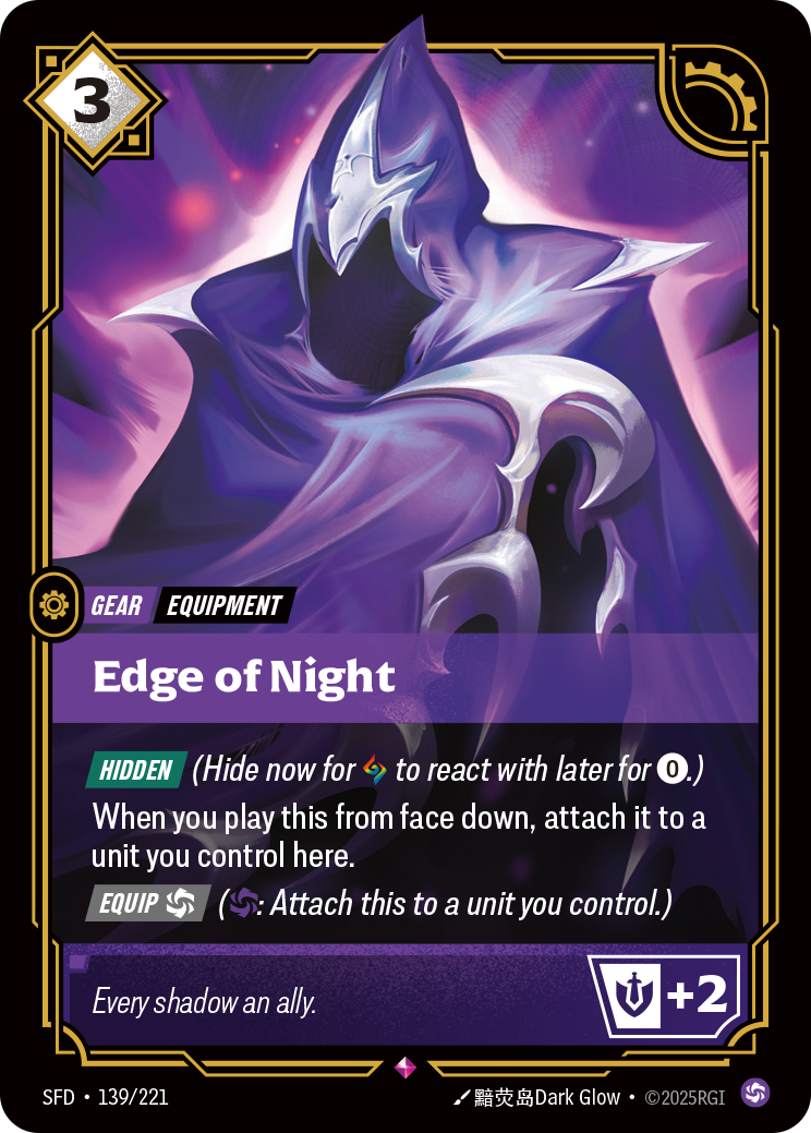 Edge of Night — SFD — Rare — Gear