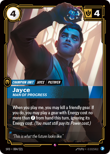 Jayce, Man of Progress — SFD — Rare — Unit