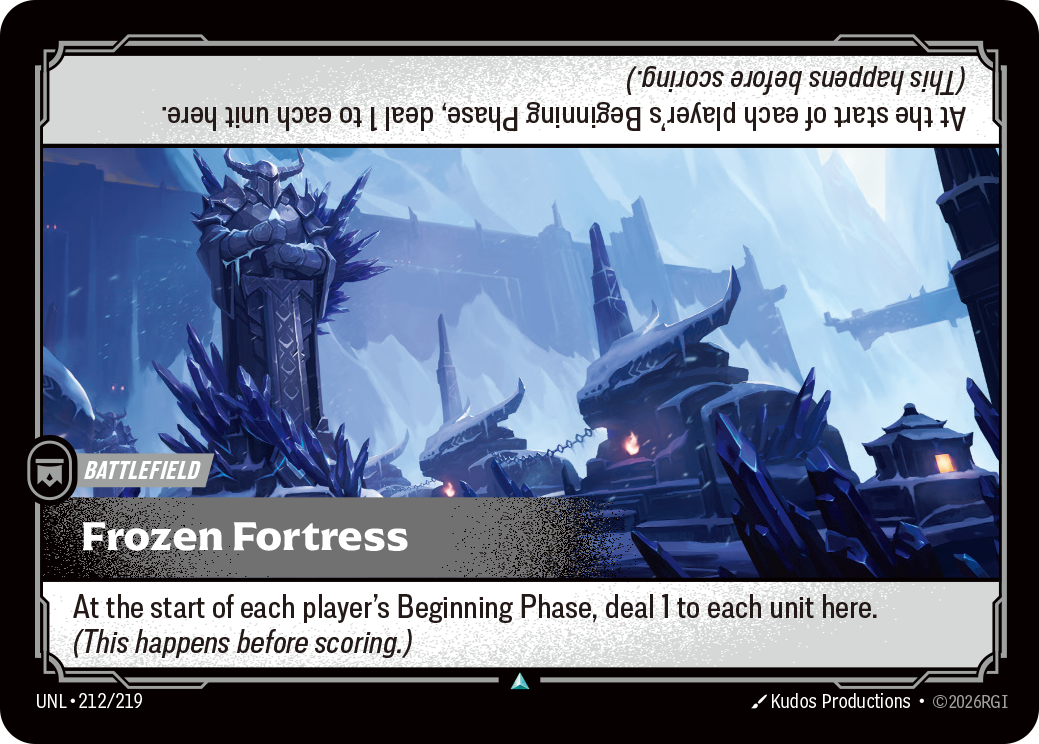 Frozen Fortress — Unleashed — Uncommon — Battlefield