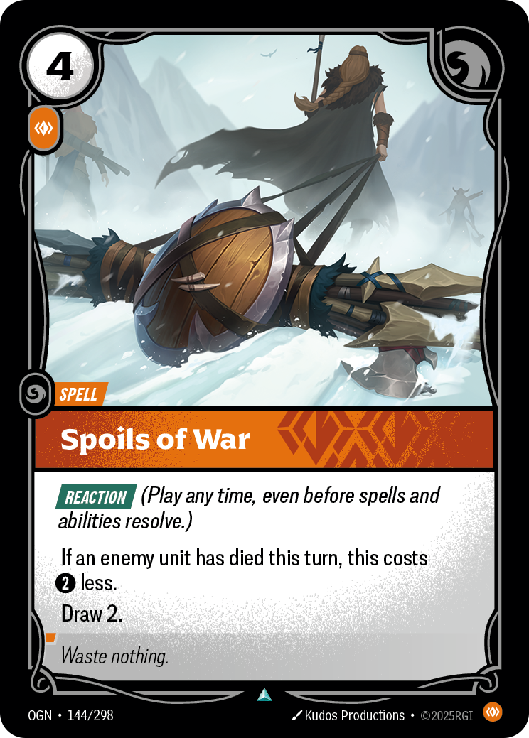 Spoils of War — Origins — Uncommon — Spell
