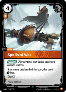 Spoils of War — Origins — Uncommon — Spell