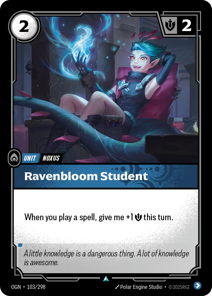 Ravenbloom Student — Origins — Uncommon — Unit