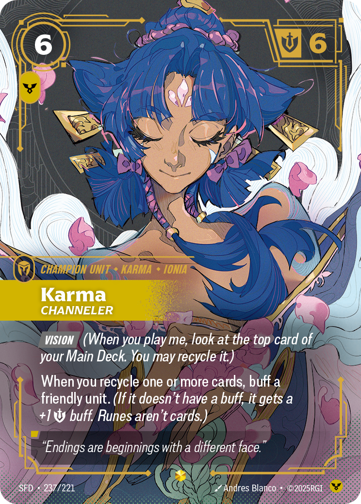 Karma - Channeler (Overnumbered) — Spiritforged — Showcase — Unit