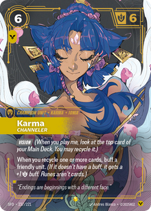 Karma - Channeler (Overnumbered) — Spiritforged — Showcase — Unit