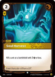 Soul Harvest — Unleashed — Common — Spell