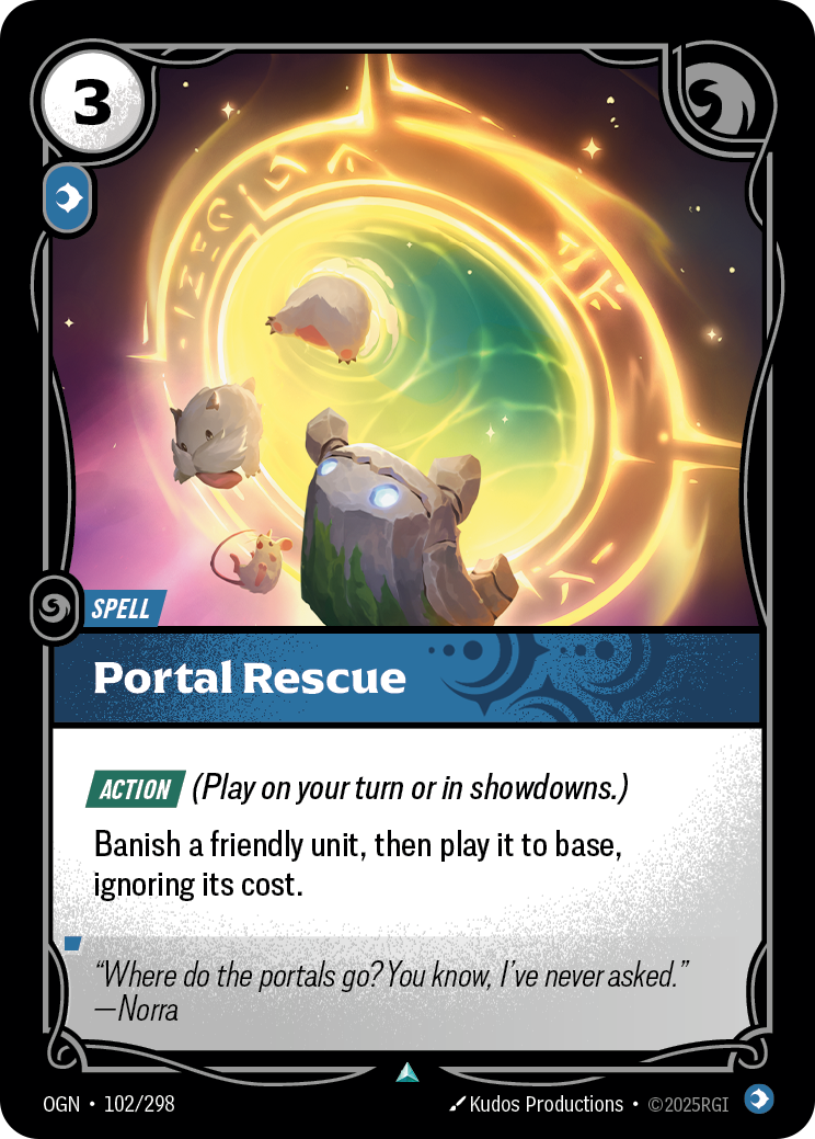 Portal Rescue — Origins — Uncommon — Spell
