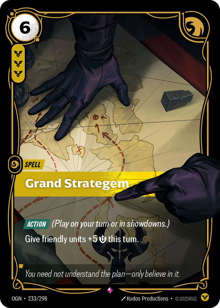 Grand Strategem — Origins — Rare — Spell