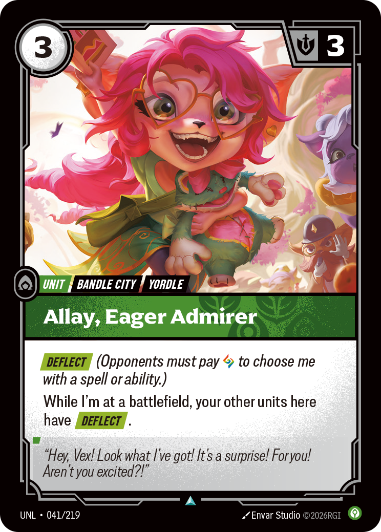 Allay, Eager Admirer — Unleashed — Uncommon — Unit