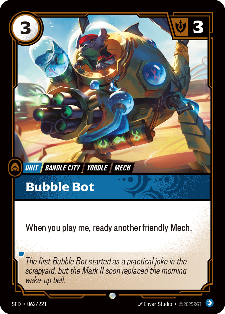 Bubble Bot — SFD — Common — Unit